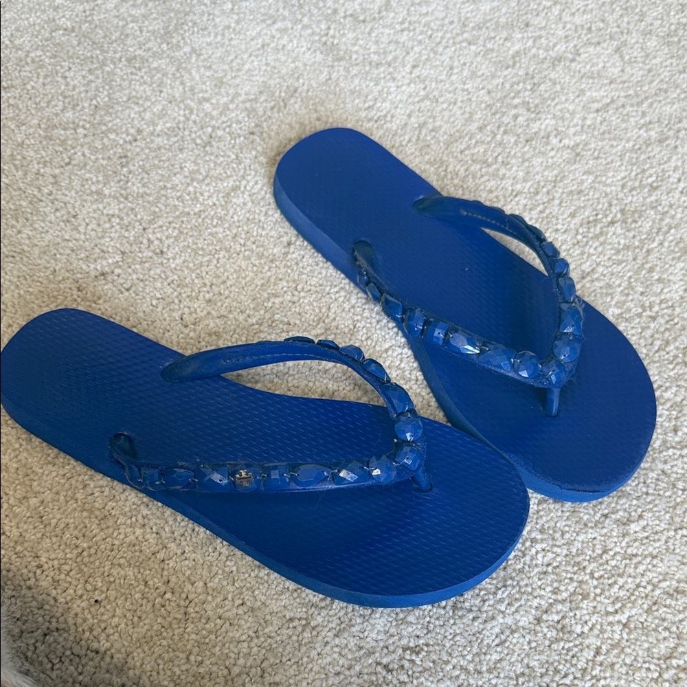 Tory Burch Blue Sandals
